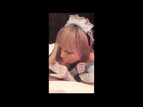 ❤️ Idol japonez [mayuka], kostum shërbyese franceze, pjesa 1, blowjob dhe kërcitje me locion ️❌ Video seksi tek ne ❌